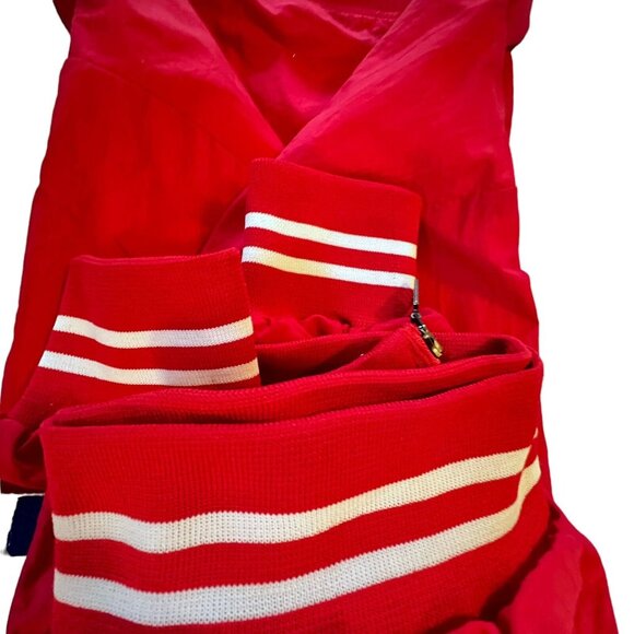 Vtg Nebraska Corn Huskers Pullover Jacket XL NCAA Russell Athletic Red Nylon - Picture 9 of 12